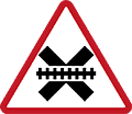 86. Railroad crossing advance warning