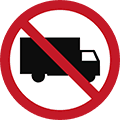 96. No entry for trucks